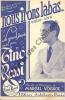 Partition de la chanson : Nous irons là-bas        . Rossi Tino - Vogade Marcel - Vogade Marcel