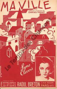 Partition de la chanson : Ma ville