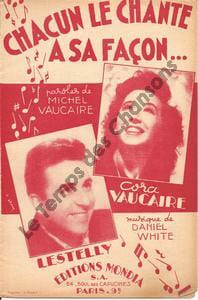 Partition de la chanson : Chacun le chante à sa façon