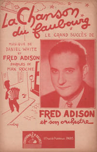 Partition de la chanson : Chanson du Faubourg (La)