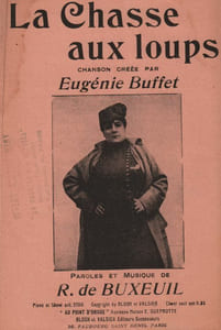 Partition de la chanson : Chasse aux loups (La) Hommage aux Femmes de La Croix Rouge et à leur Présidente Madame la Comtesse D'Haussonville