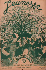 Partition de la chanson : Jeunesse " Jeunesse " poème écrit par Paul Couturier ( écrivain, journaliste et homme politique français ) il contribue à la naissance du mouvement du Front populaire. Edition 1946