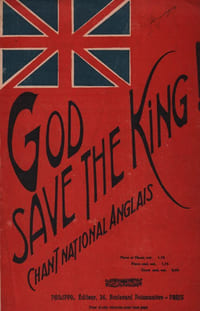 Partition de la chanson : God save the king Chant National