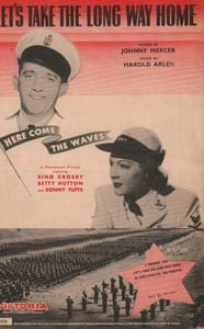 Partition de la chanson : Let's take the long way home Here come the waves