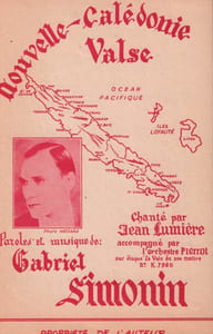 Partition de la chanson : Nouvelle Calédonie