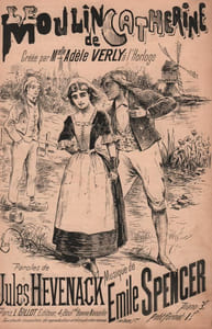 Partition de la chanson : Moulin de Catherine (Le)       Chansonnette Horloge (L')