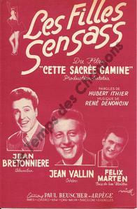 Partition de la chanson : Filles sensass (Les) Brigitte Bardot     Cette Sacrée gamine  