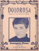 Partition de la chanson : Dolorosa        . Plana Georgette - Bénech Ferdinand Louis - Dumont Ernest
