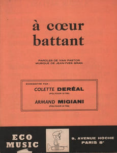 Partition de la chanson : A coeur battant