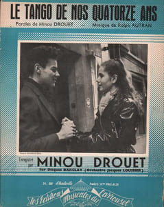 Partition de la chanson : Tango de nos quatorze ans (Le)