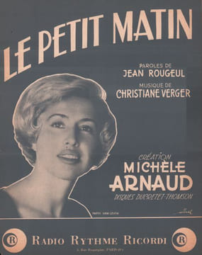 Partition de la chanson : Petit matin (Le) . Arnaud Michèle - Verger Christiane - Rougeul Jean