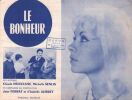 Partition de la chanson : Bonheur (Le)     Tampon sur la couverture   . Aubret Isabelle - Ferrat Jean - Senlis Michelle,Delécluse Claude