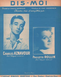 Partition de la chanson : Dis-moi
