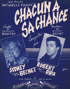Partition de la chanson : Chacun a sa chance Ah ! Quelle équipe