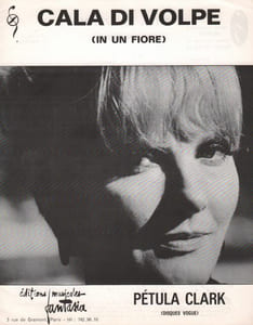 Partition de la chanson : Cala di volpe In un fiore