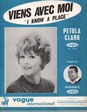 Partition de la chanson : Viens avec moi . Aimable,Clark Petula - Hatch Tony - Aber Georges