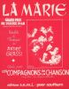Partition de la chanson : Marie (La)     Retirage   . Les Compagnons de la Chanson - Grassi André - Grassi André