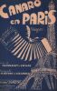 Partition de la chanson : Canaro en Paris        .  - Scarpino,Caldarella - Chamfleury Robert,Liogar
