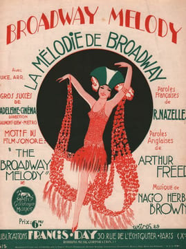 Partition de la chanson : Broadway Melody Broadway melody (The) . - Brown Nacio Herb - Nazelles René,Freed Arthur