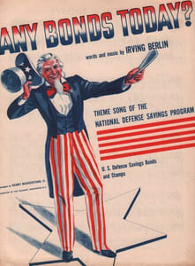 Partition de la chanson : Any bonds today ? Theme song of the National Defense savings program       