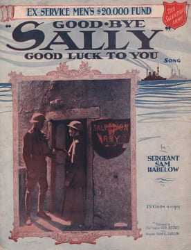 Partition de la chanson : Good -Bye Sally, Good luck to you        .  - Habelow Sergeant Sam - Habelow Sergeant Sam