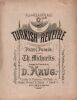 Partition de la chanson : Turkish reveille (The) As played by Gilmore's Band arranged for Pianoforte by D. Krug.       .  - Michaelis Th. - 