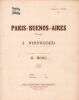 Partition de la chanson : Paris-Buenos-Aires Arrangé et orchestré par A. Bosc       .  - Nirvassed J. - 
