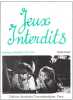 Partition de la chanson : Jeux interdits En couverture photo du film avec Brigitte Fossey et Georges Pougouly    Edition de 1981 Jeux Interdits  .  - ...