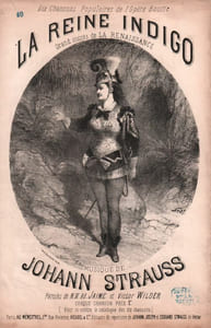 Partition de la chanson : Youp, là ! pourquoi, bel amoureux Reine Indigo (La) Théâtre de la Renaissance
