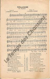 Partition de la chanson : Séraphine . Georgius - Piccolini Henri,Diodet L. - Georgius