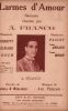 Partition de la chanson : Larmes d'amour        . Franco A. - Persiani Auguste - Monjardin Alin,De Nola G.