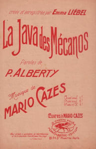 Partition de la chanson : Java des mécanos (La)        