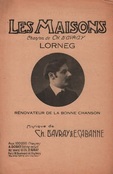 Partition de la chanson : Maisons (Les) . Lornec - D'Avray Charles,Cabanne Eugène - D'Avray Charles