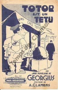 Partition de la chanson : Totor est un têtu