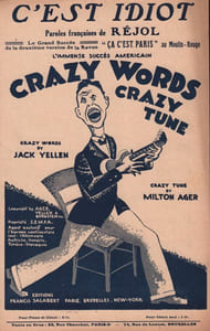 Partition de la chanson : C'est idiot  Crazy words crazy tune    Ça c'est Paris  Moulin Rouge