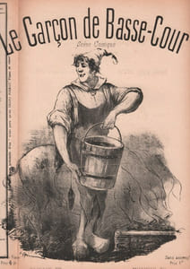 Partition de la chanson : Garçon de Basse-Cour (Le) Scène Comique