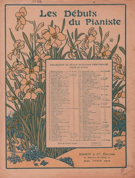 Partition de la chanson : Lettre de Manon (La) Adhésif spécial papier sur déchirures sans manque . - Gillet Ernest -