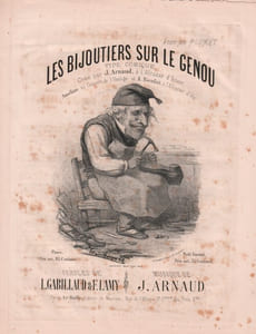 Partition de la chanson : Bijoutiers sur le genou (Les) Rousseurs Chanson comique Alcazar d'Eté,Horloge (L'),Alcazar d'Hiver