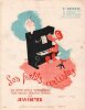 Partition de la chanson : Fête au poulailler (La) 1er recueil "les petits artistes" petite pièce humoristique très facile pour le piano       .  - ...