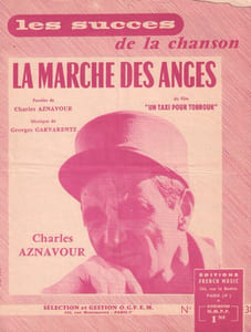 Partition de la chanson : Marche des anges (La)      Taxi pour Tobrouk (Un)  