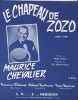 Partition de la chanson : Chapeau de zozo (Le)     Edition de 1964   . Chevalier Maurice - Borel-Clerc Ch. - Sarvil René
