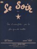 Partition de la chanson : Soir (Le)        .  - Gasté Louis - Koger Géo