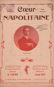 Partition de la chanson : Coeur de Napolitaine