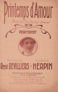 Partition de la chanson : Printemps d'amour