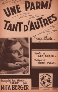 Partition de la chanson : Parmi tant d'autres (Une)
