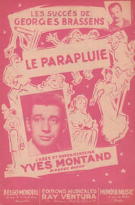 Partition de la chanson : Parapluie (Le)        