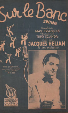 Partition de la chanson : Sur le banc . Hélian Jacques - Trianda Theo - François Max