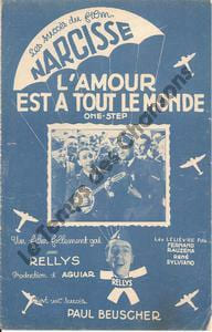 Partition de la chanson : Amour est a tout le monde (L')      Narcisse  
