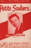 Partition de la chanson : Petits souliers Grand Prix de la Chanson Françaises 1954 Deauville - Prix Maurice Chevalier       . Severyns Guy - Fuller ...