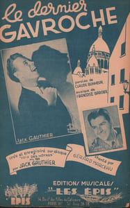 Partition de la chanson : Dernier gavroche (Le)